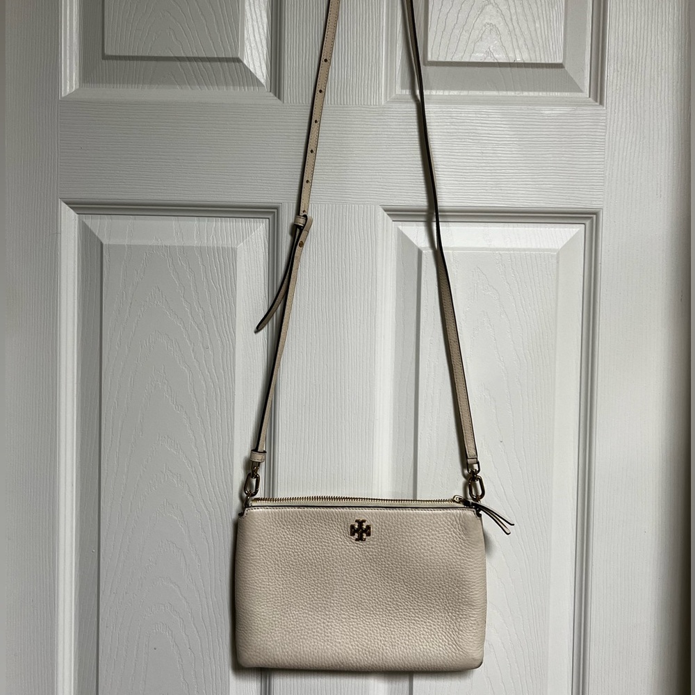 Tory Burch Kira pebbled Waller crossbody